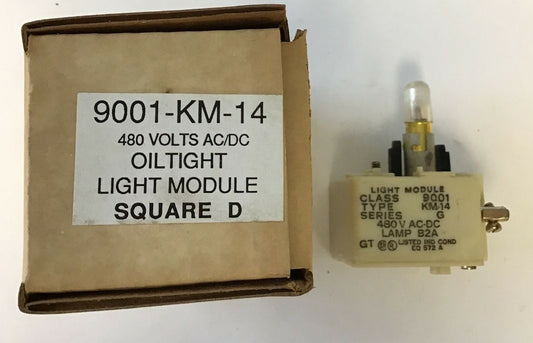 SQUARE D 9001-KM-14 OILTIGHT LIGHT MODULE 480VAC