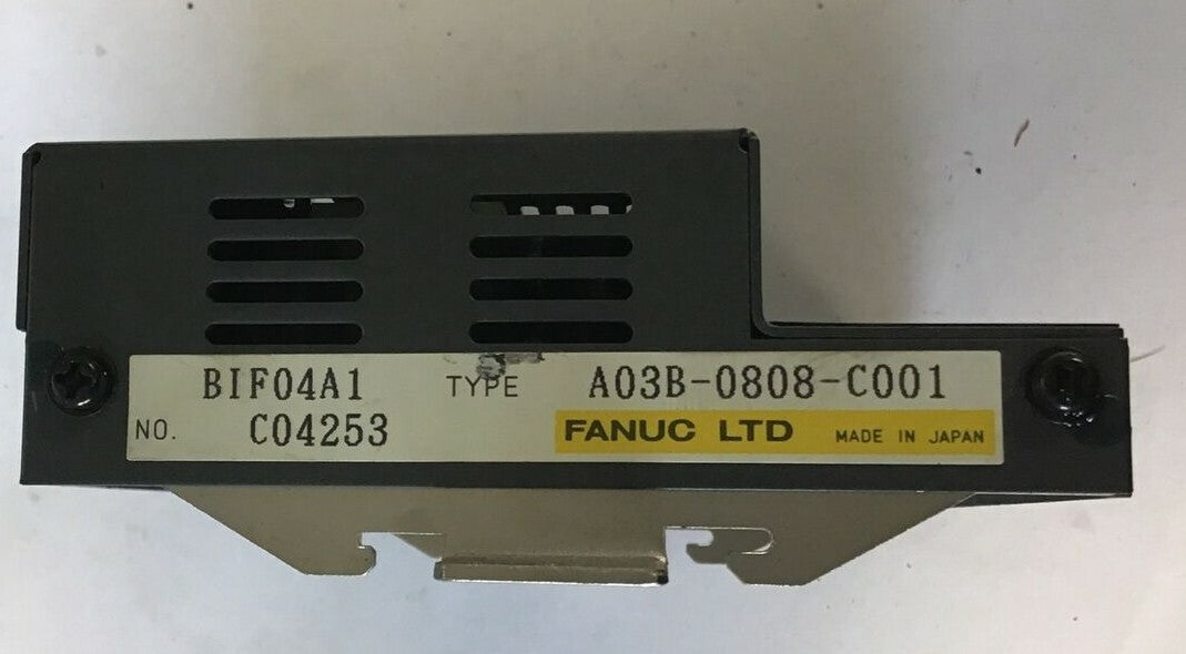 FANUC A03B-0808-C001 FANUC BIF04A1 I/O MODULE