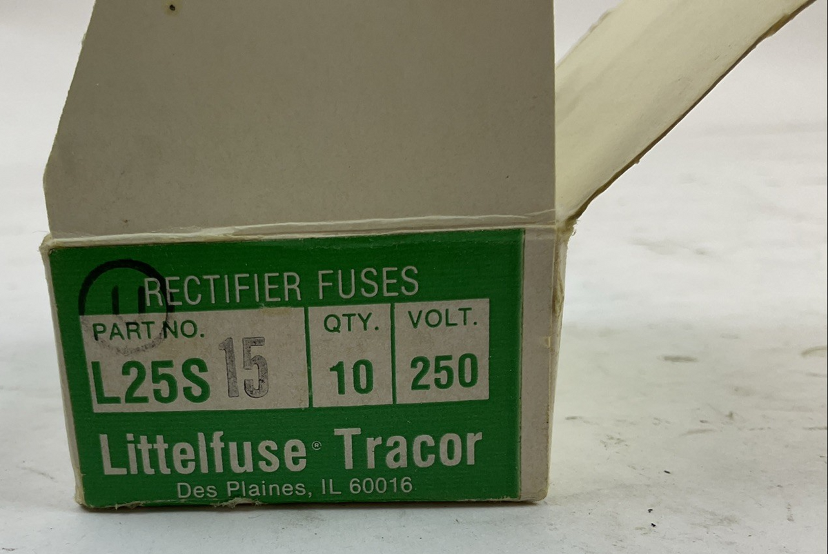 LITTELFUSE L25S15 15AMP 250VAC SEMICONDUCTOR FUSE (BOX OF 9)