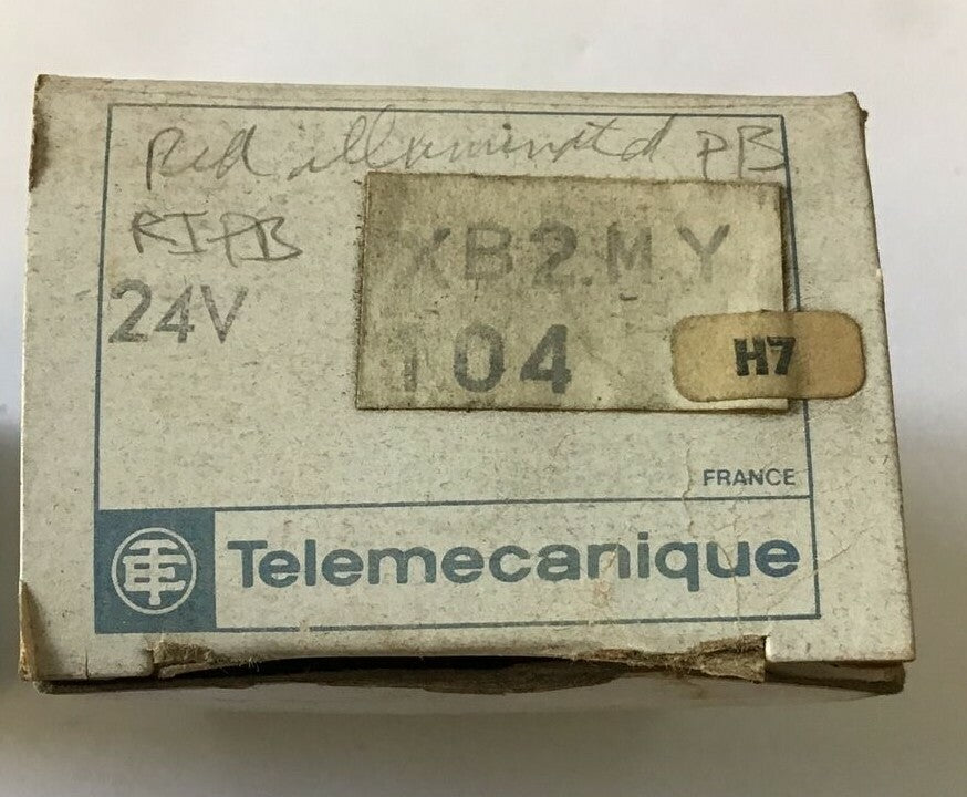 TELEMECANIQUE XB2.MV 104 PUSH BUTTON/ PILOT LIGHT 600VAC/DC HEAVY DUTY