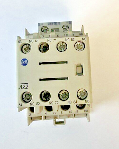 ALLEN BRADLEY 100-C09E*10 SER.A CONTACTOR W/ 100-F  AUX CONTACT