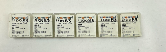 MERSEN GDL5 M217545 5A 250V SLOW TIME DELAY FUSE PACK OF 5 (LOT OF 6)
