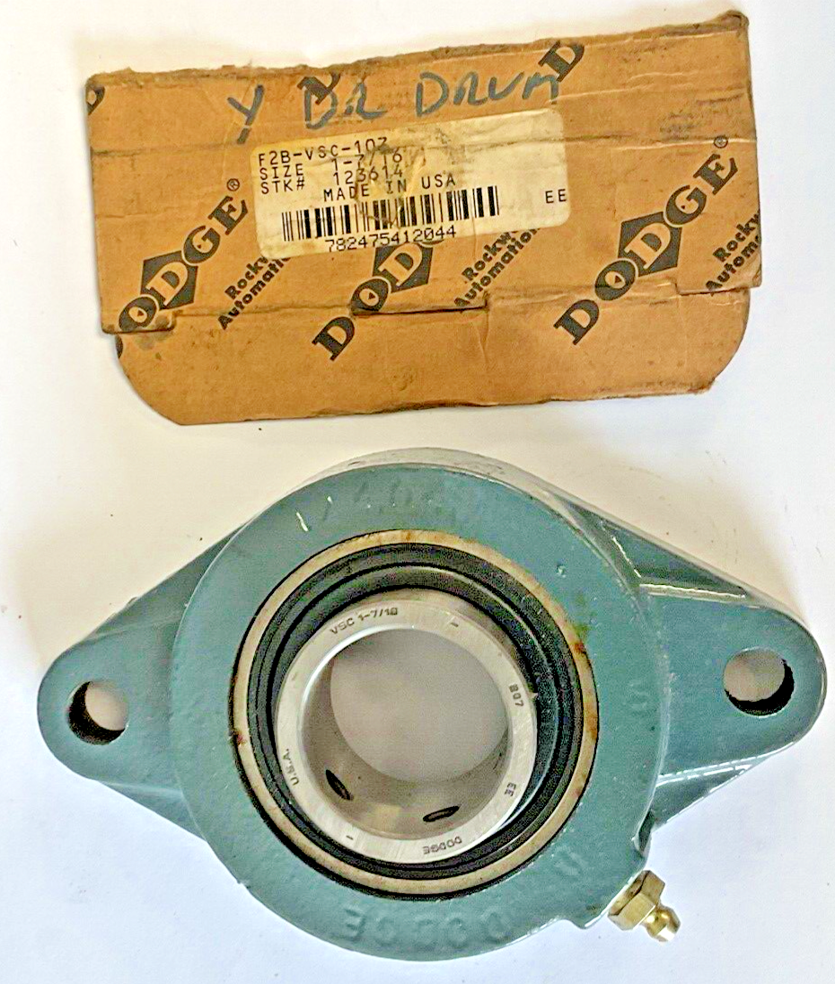 DODGE F2B-VSC-107 FLANGE BEARING 1-7/16
