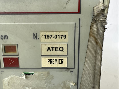 ATEQ 197-0179 LEAK TESTER 24VDC NO POWER CORD NO KEY G520