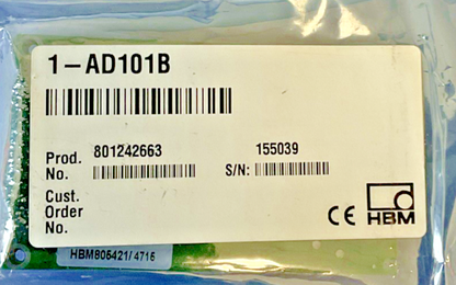 HBM 1-AD101B CONTROL CARD 801242663