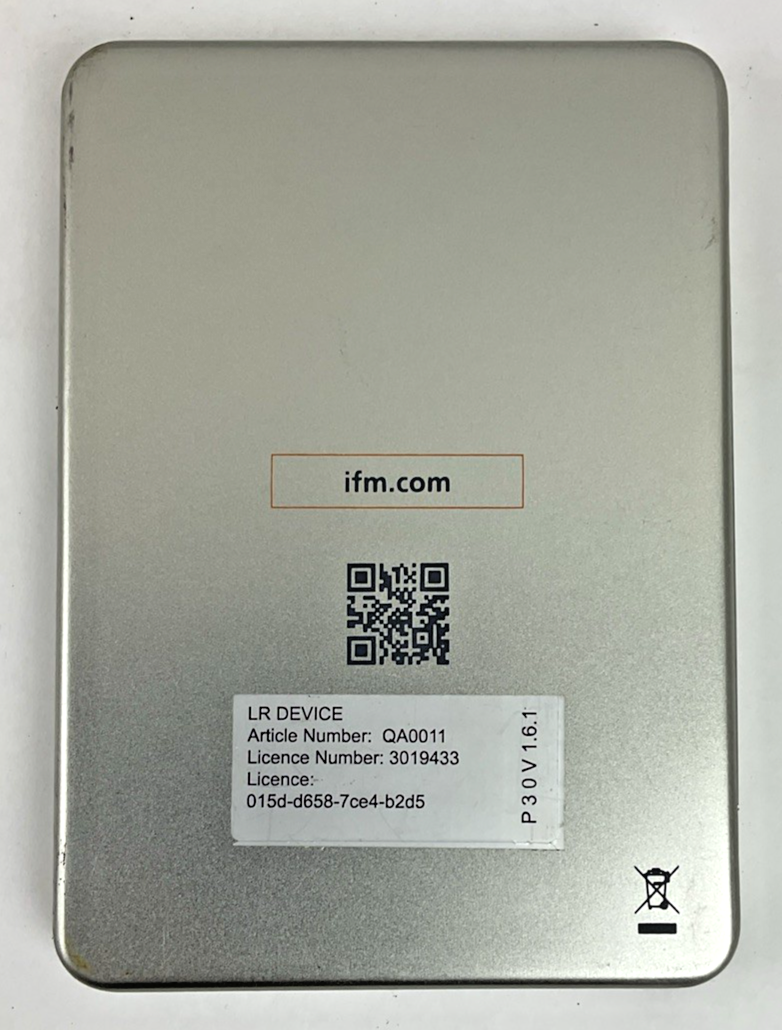 IFM QA0011  LR DEVICE LINECODER SOFTWARE  P30V1.6.1
