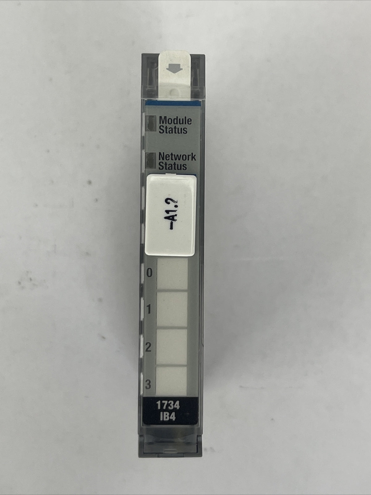 ALLEN BRADLEY 1734-IB4 SER D FW 3.022 INPUT MODULE BACKPLANE 5VDC 75mA INPUT 24V