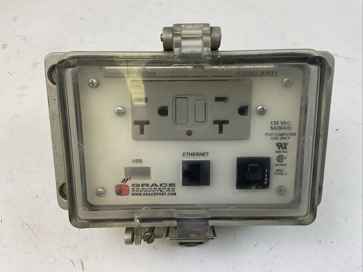 GRACE PORT INTERFACE P-P11R2-M3RF3 USB PANEL INTERFACE CONNECTOR 120VAC 5A
