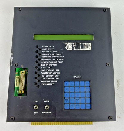 MEDAR 801-0063 SO1 CONTROL BOARD W/ KEYPAD