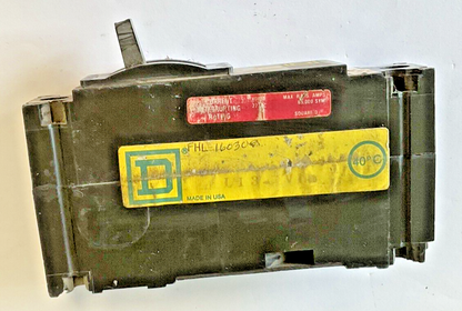 SQUARE D FHL16030 CIRCUIT BREAKER 30A 277VAC 125VDC 1POLE