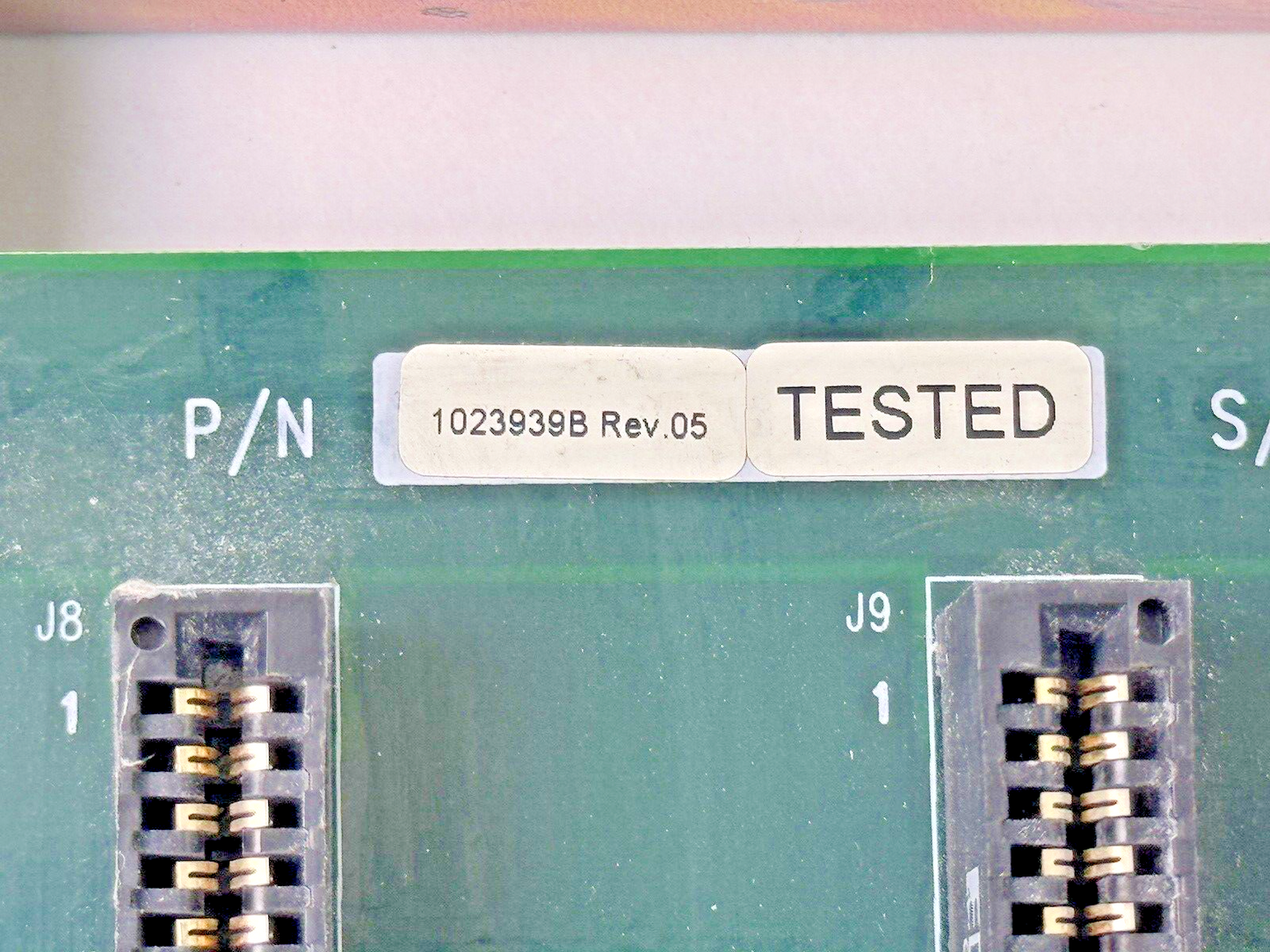 NORDSON - 1023938B REV. 5 - BACKPLANE iCONTROL W/ MOUNTING RACK