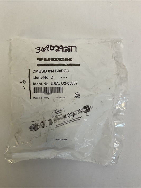 TURCK CMBSD 8141-0/PG9 CONNECTOR