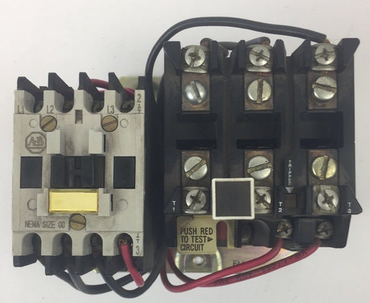 ALLEN BRADLEY 509-TOA STARTER SER B 9A 600VAC COIL 240V 60HZ 220V 50HZ