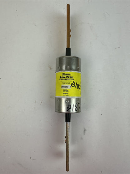 BUSSMANN LPS-RK-125SP 600VAC 300VDC 125A LOW-PEAK FUSE (LOT OF 3)