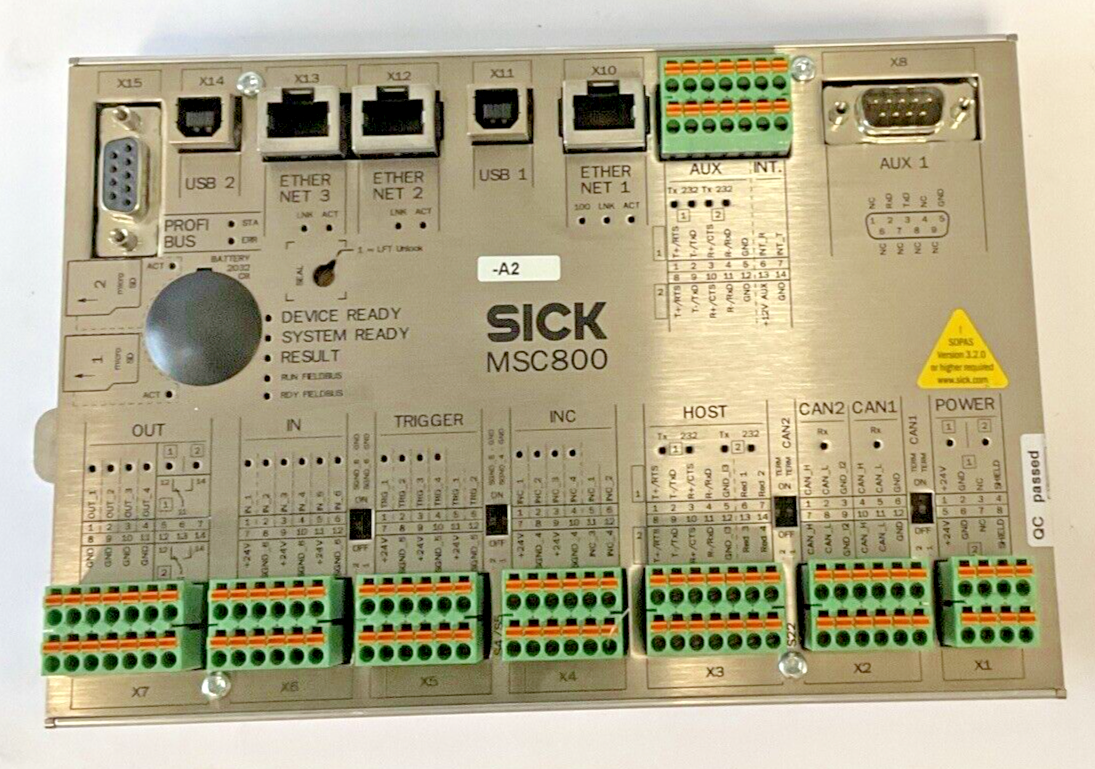 SICK MSC800-0000 MODULAR SYSTEM CONTROLLER 24VDC
