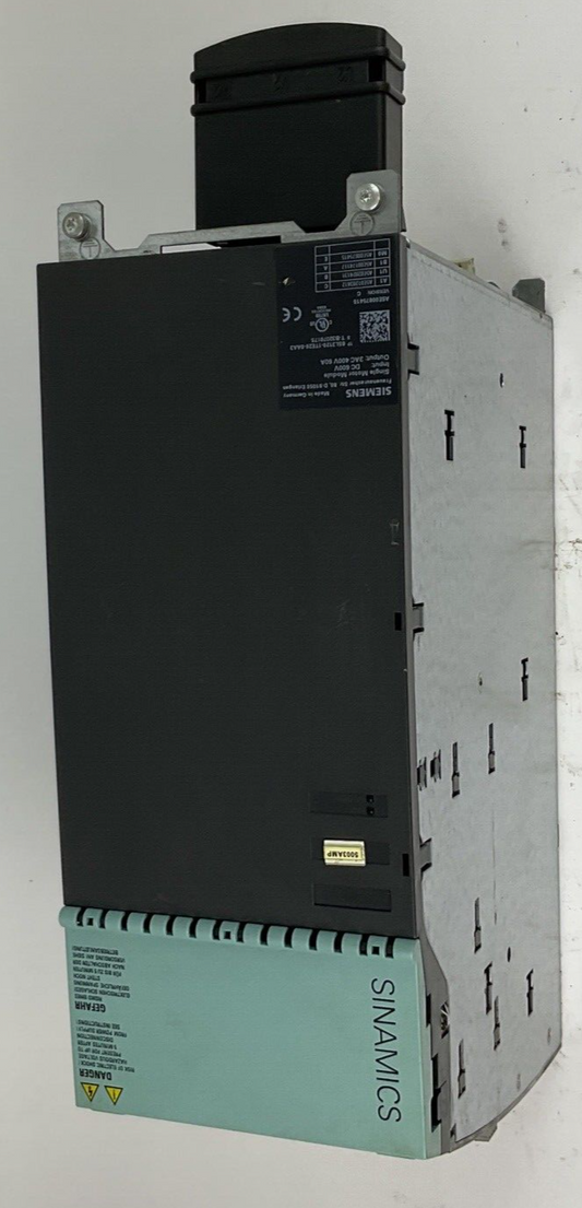 SIEMENS 6SL3120-1TE13-0AA3 SINGLE MOTOR MODULE 600VDC 60A VER.C