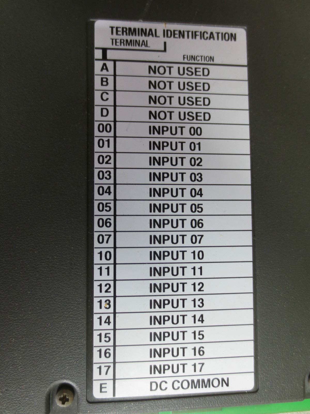 ALLEN-BRADLEY 1771-IBD/B INPUT MODULE 10-30VDC - Rev. G01