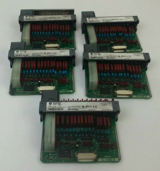 ALLEN BRADLEY 1746-IA16 SER. C SLC500 INPUT MODULE 85-132VAC 50/60HZ (LOT OF 5)