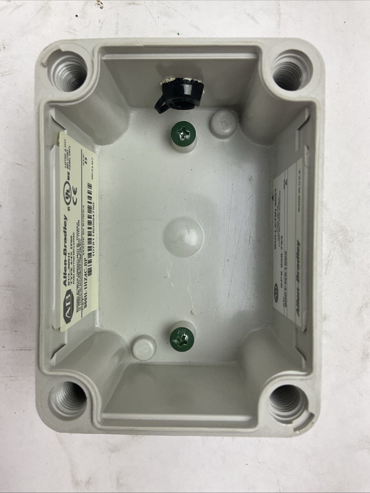 ALLEN BRADLEY 800T-NX1502 SPX 908-753 START PUSH BUTTON CONTROL BOX LEVELER