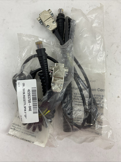 HONEYWELL 42203758-04E SCANNER CABLE (LOT OF 2)