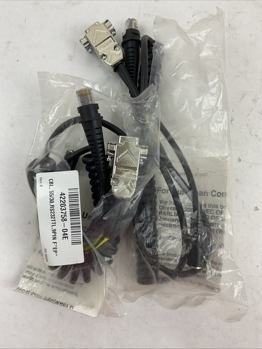 HONEYWELL 42203758-04E SCANNER CABLE (LOT OF 2)