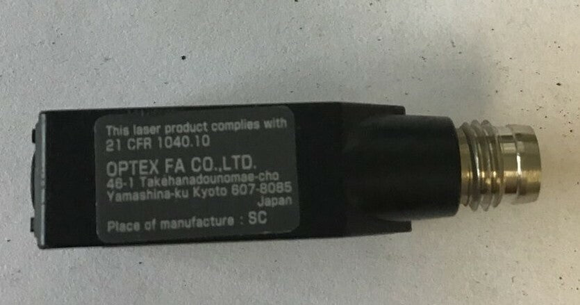 OPTEX BGS-ZL10CN BACKGROUND SUPPRESSION LASER/ SENSOR 30VDC 0.1A