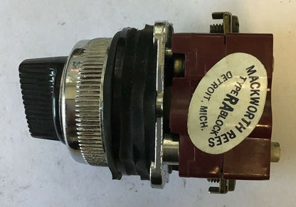 REES F-201 SELECTOR SWITCH TYPE RB BLOCK