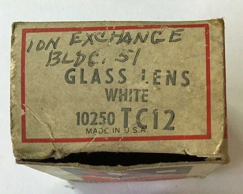 CUTLER HAMMER 10250TC12 WHITE LENS ***LOTOF4***