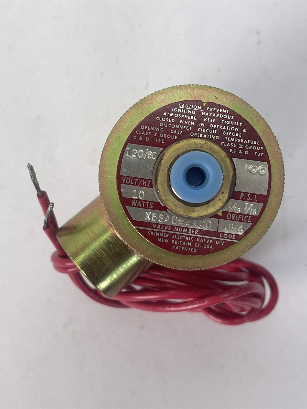 SKINNER X53ADB2100 SOLENOID VALVE 120V 60HZ 100PSI 10WATTS