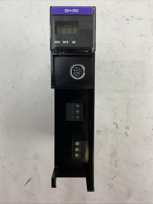 ALLEN BRADLEY 1756-DHRIO CONTROLLOGIX DH PLUS/RIO COMMS MODULE SER E FW 7.003