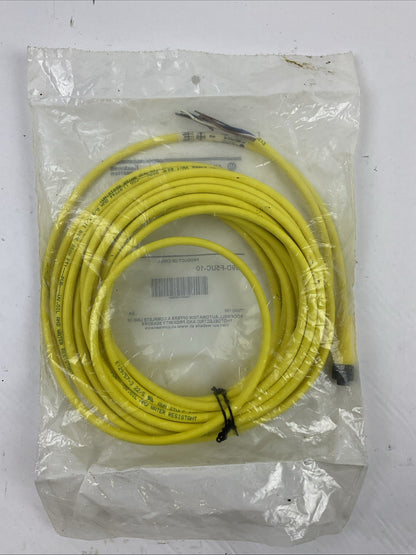 ALLEN BRADLEY 889D-F5UC-10 QD CORDSET 5 PIN DC MICRO STRAIGHT 10 METER SER B