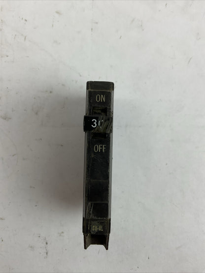 GE THQP130 1POLE TYPE TQP CIRCUIT BREAKER 30AMP 120/240VAC (LOT OF 5)