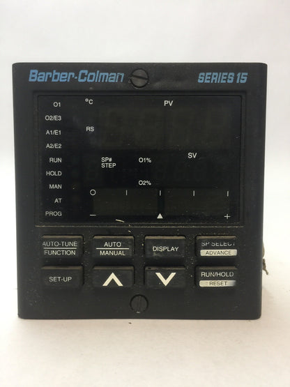 BARBER-COLMAN 15Q3-0JF01-000-0-00 CONTROLLER 85/250VAC, 50/60HZ,30VA,SINGLE PHAS