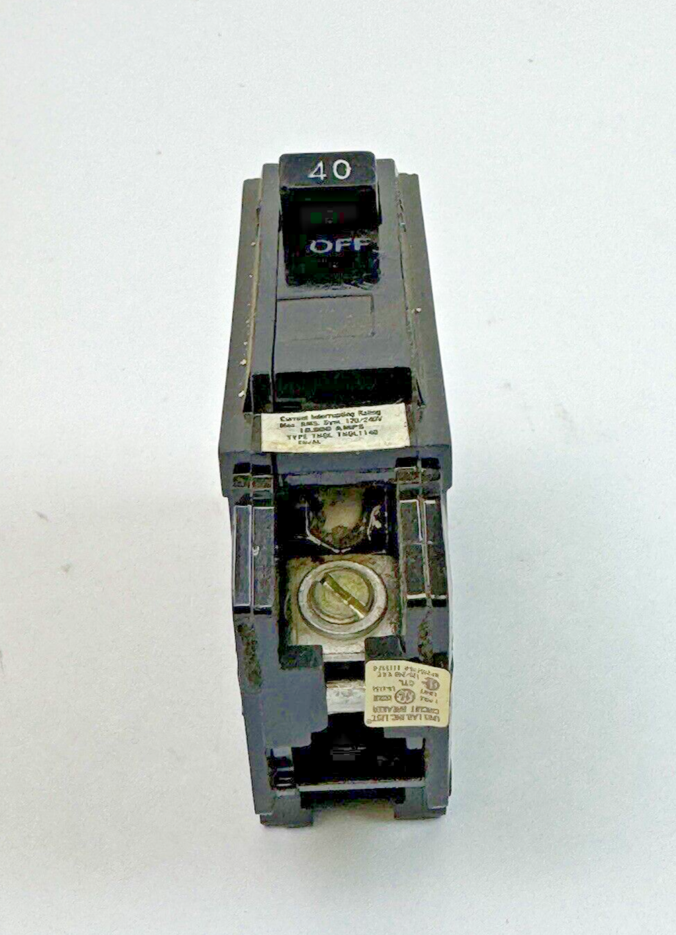 GE **BOX OF 6** THQL1140 - CIRCUIT BREAKERS - 1 POLE, 40 A, 240 VAC - NEW