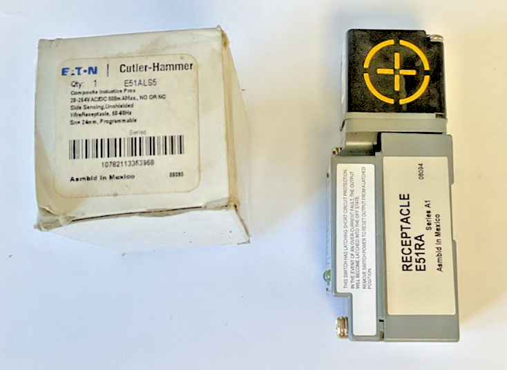 EATON E51ALS5 INDUCTIVE PROXIMITY SENSOR 164VAC/DC 50-60HZ