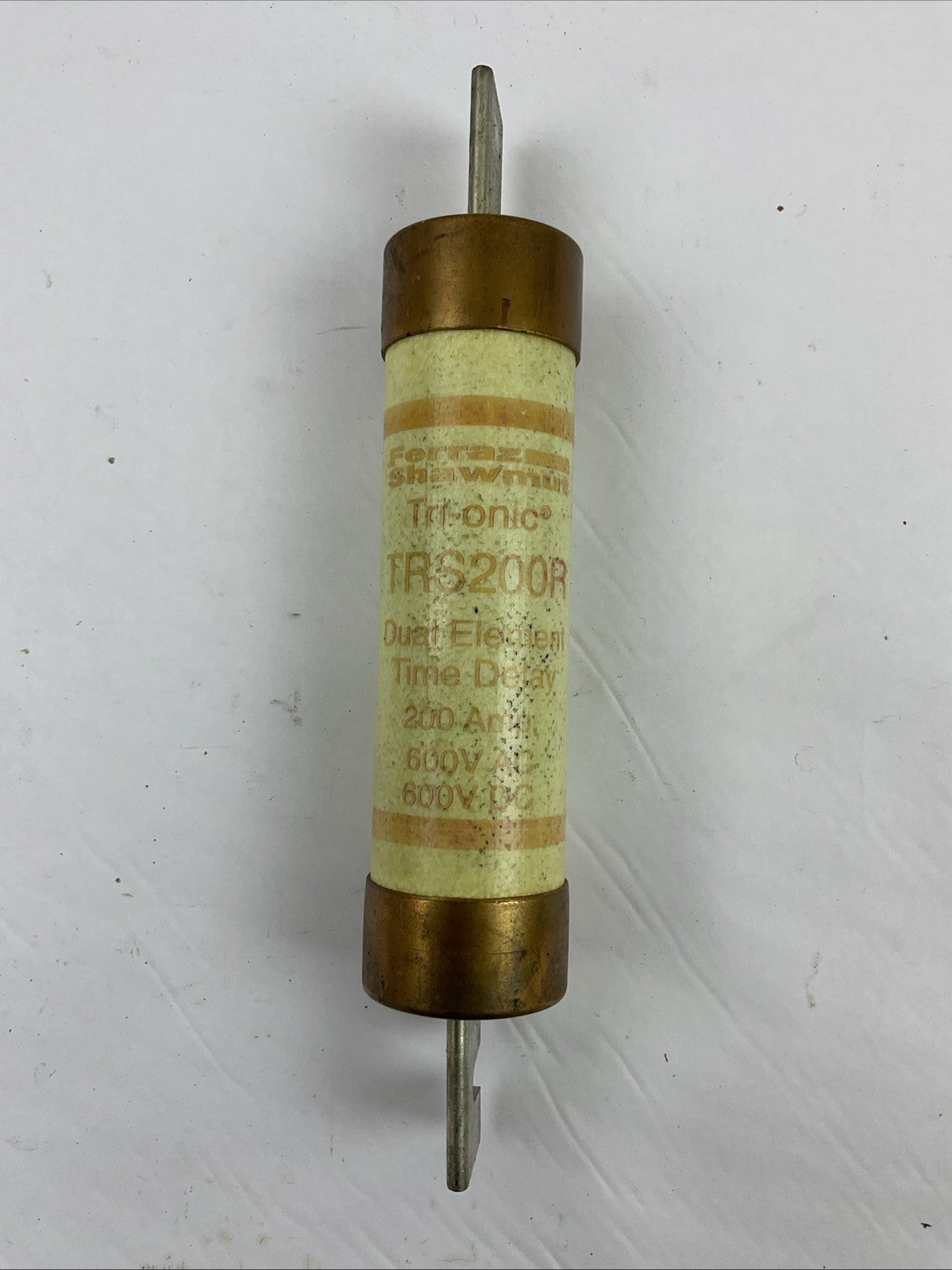 TRS200R TRI-ONIC TIME DELAY DUAL ELEMENT 600V 200A CLASS K5 FUSE (LOT OF 3)