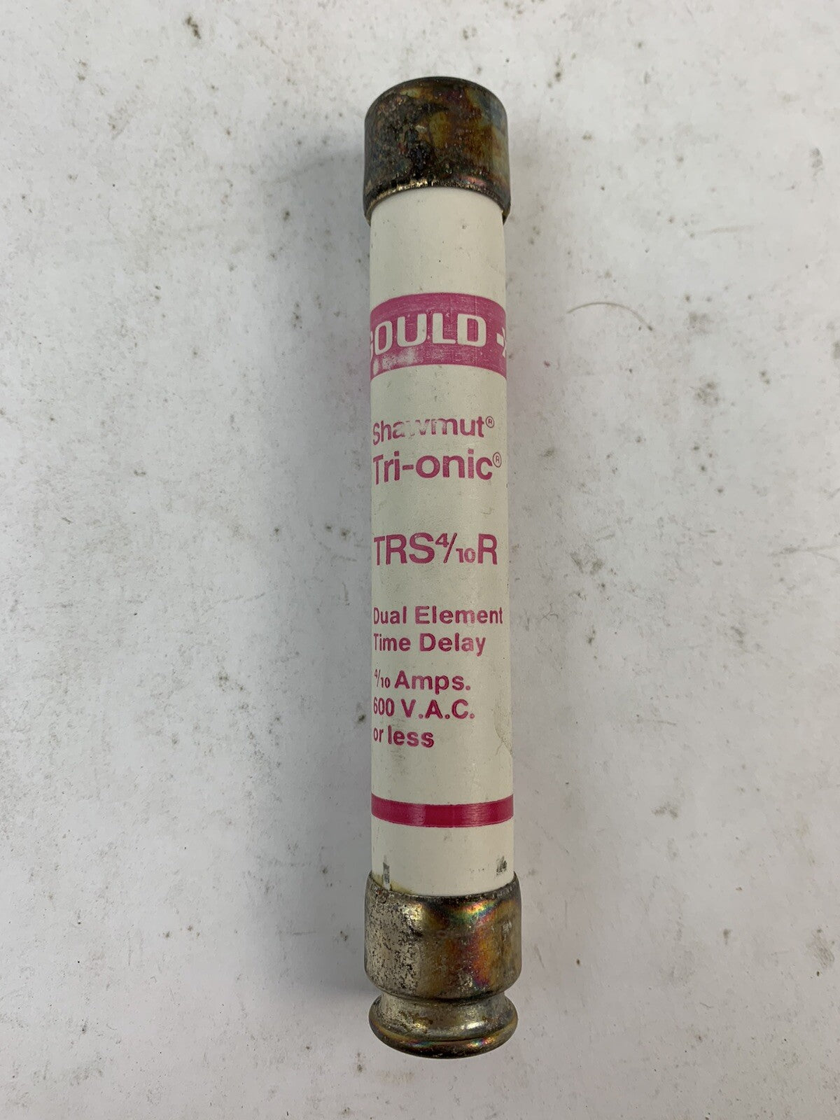 Gould Shawmut Tri-Onic TRS4/10R 4/10A 600VAC Fuse "Lot of 10"