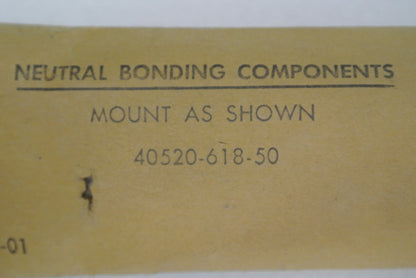 ALLEN-BRADLEY 40283-175-01 / 40520-618-50 NEUTRAL BONDING COMPONENTS - NEW SURPL