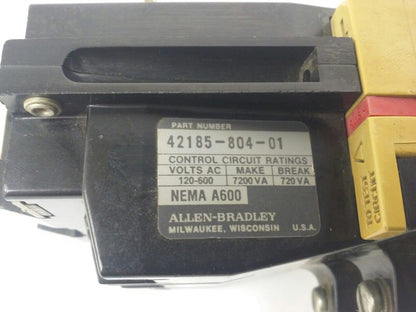 ALLEN BRADELY 42185-804-01, OVERLOAD RELAY, 600V, NEMA600, 42185804