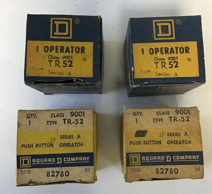 SQUARE D TR52 PUSHBUTTON OPERATOR SER.A ***LOTOF4***