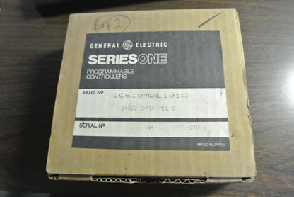 GENERAL ELECTRIC IC610MDL101A PROGRAMMABLE CONTROLLER 24VDC INPUT MODULE