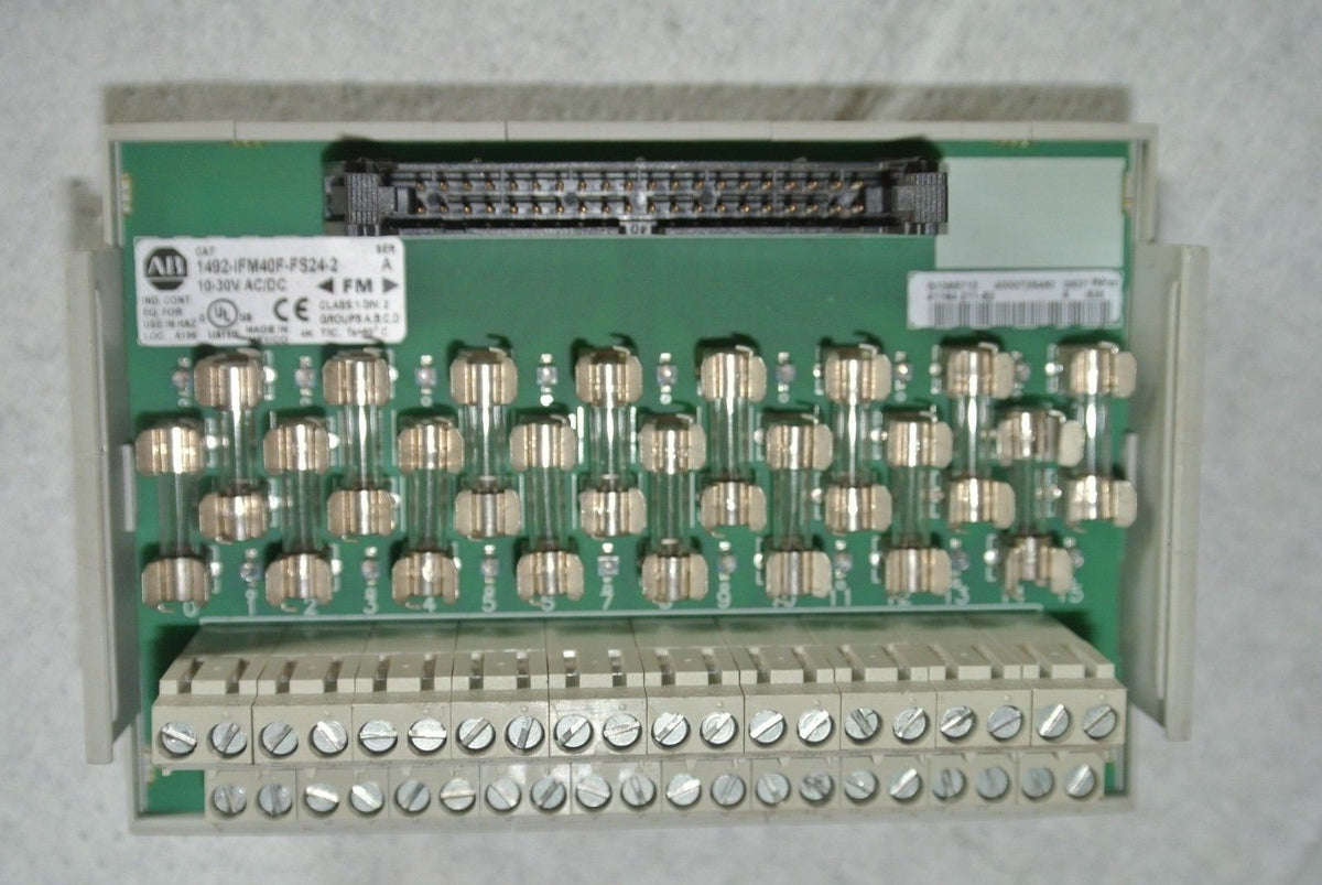 ALLEN-BRADLEY 1492-IFM40F-FS24-2 DIGITAL INTERFACE MODULE, FUSED, 40-Pt 24VAC/DC