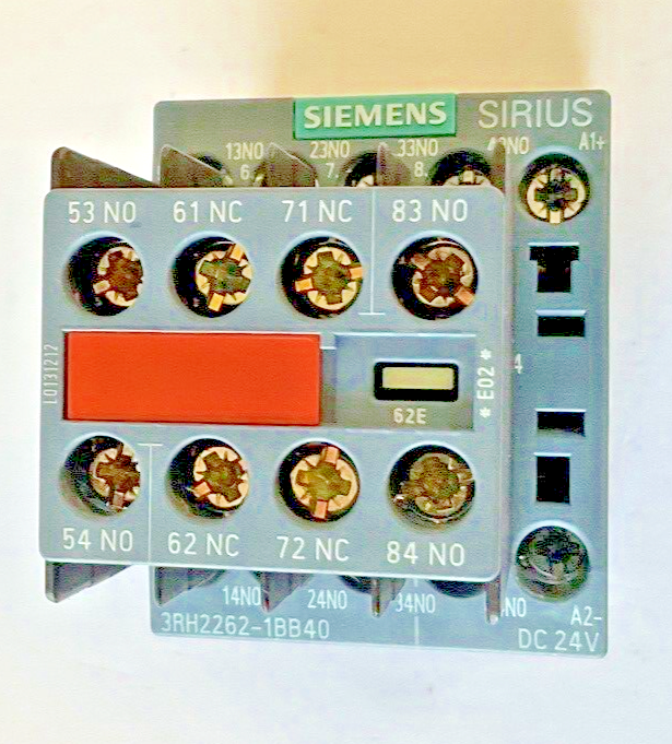 SIEMENS 3RH2262-1BB40 CONTACTOR 24VDC  50HZ