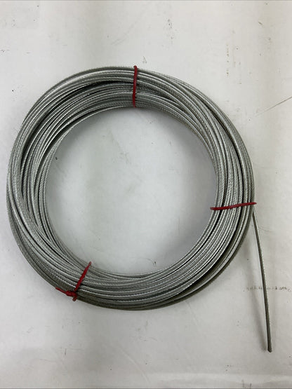 DAYTON 2RZY7 1 X 19 STRAND CORE CABLE SIZE 1/8" GALVANIZED CABLE