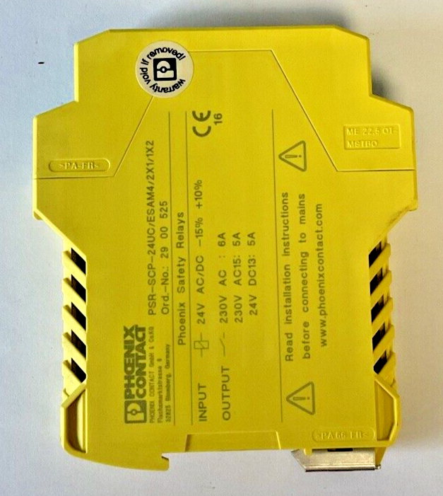 PHOENIX CONTACT PSR-SCP-24UC/ESAM4/2X1/1X2 RELAY 24VAC/VDC