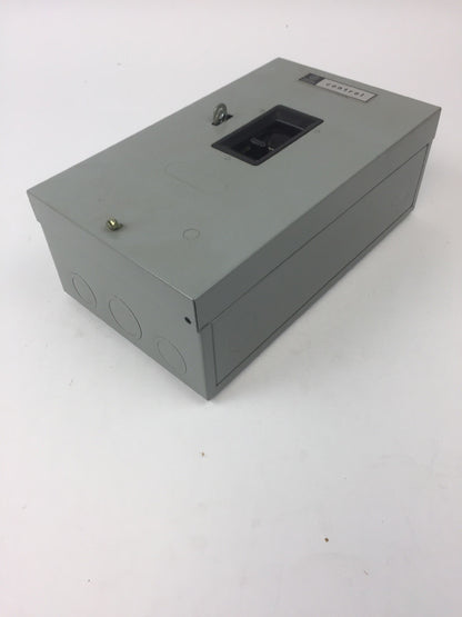 GE CR1062R5A MANUAL STARTER SER C TOGGLE OPERATED 230VAC TYPE 1 ENCLOSURE