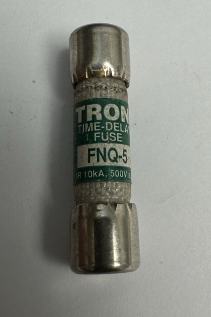 BUSSMANN TRON FNQ-5 TIME DELAY FUSE 5 A 500V *LOT OF 8*