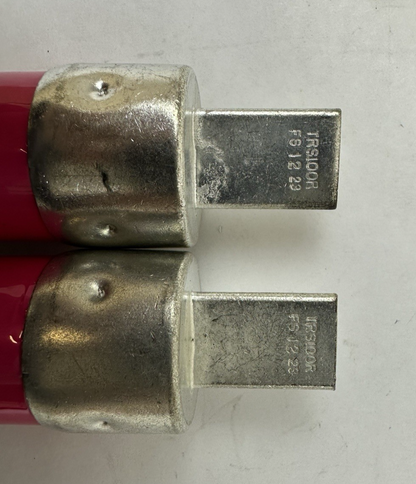 FERRAZ SHAWMUT TRS100RID 100 AMP 600V DUAL TIME DELAY TRIONIC FUSE LOT OF 2