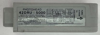 ELECTRONICS CORPORATION OF AMERICA 42DRU-5000 PHOTOHEAD 30VDC