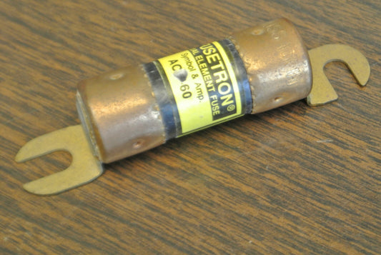 BUSS ACK60 FUSETRON FUSE / 60A / 130VDC / HRC II-C